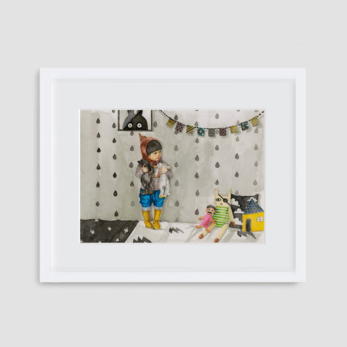 "LITTLE JAPANESE BOY" ARCHIVAL GICLEE ART PRINT